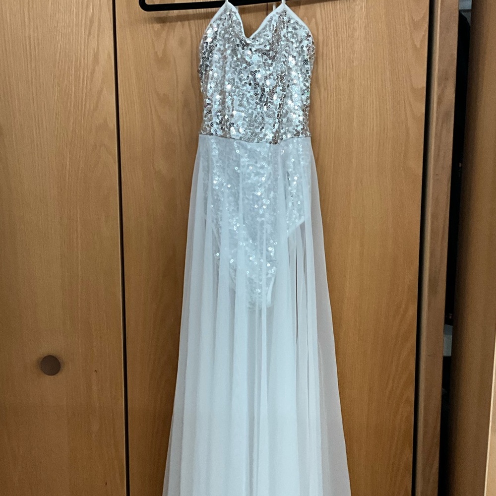 iEFiEL Silver Sequin Dress